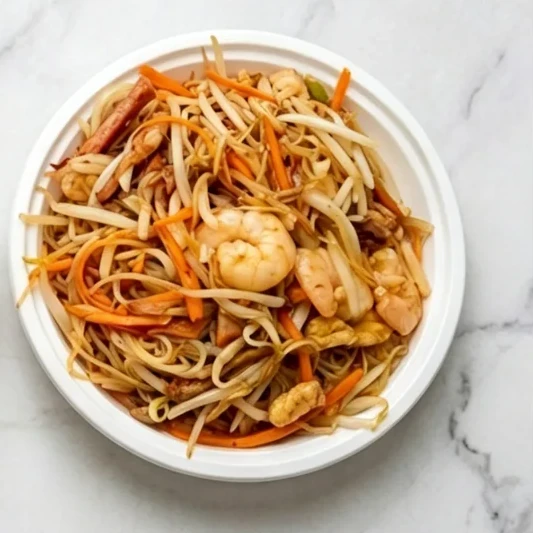 Shanghai noodles at Wok House Restaurant in Winnipeg, MB